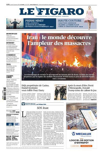 Le Figaro du Mardi 27 Janvier 2026