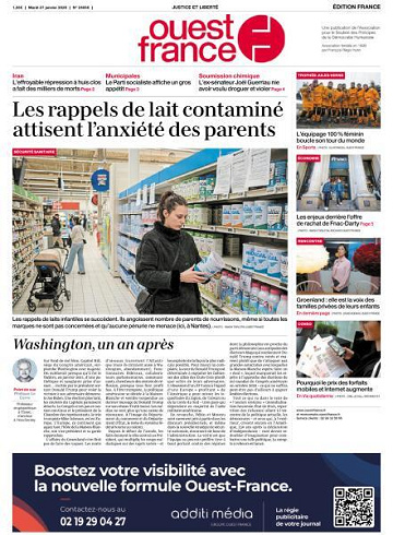 Ouest-France Édition France - 27 Janvier 2026