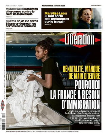 Libération du Mercredi 28 Janvier 2026
