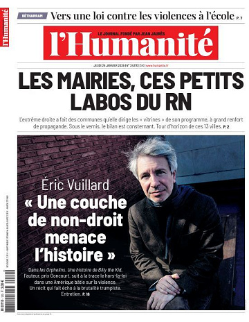 L'Humanite - 29 Janvier 2026