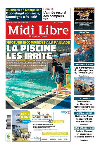 Midi Libre (14 Éditions) Du Jeudi 29 Janvier 2026