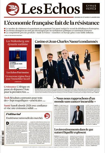Les Echos - 30-31 Janvier 2026