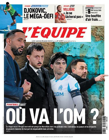 L’equipe du Vendredi 30 Janvier 2026