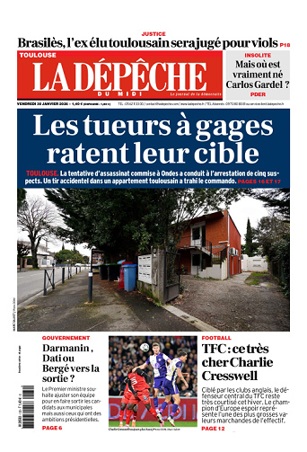 La Dépêche du Midi (16 Éditions) Du Vendredi 30 Janvier 2026