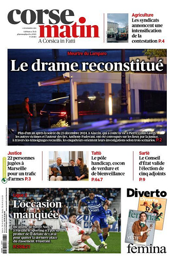 Corse Matin - 31 Janvier 2026