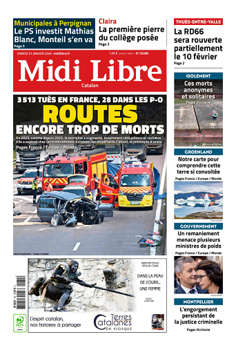 Midi Libre (14 Éditions) Du Samedi 31 Janvier 2026