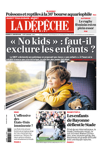 La Dépêche du Midi (16 Éditions) Du Samedi 31 Janvier 2026