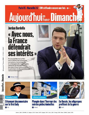Aujourd’hui en France - 1er Février 2026
