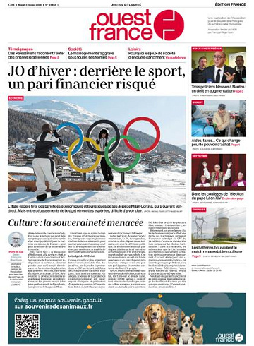Ouest-France Édition France - 3 Février 2026