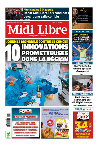 Midi Libre (14 Éditions) Du Mercredi 4 Février 2026