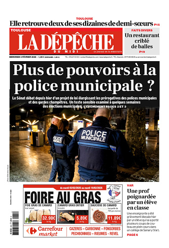 La Dépêche du Midi (16 Éditions) Du Mercredi 4 Février 2026