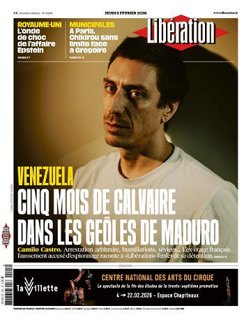 Libération du Jeudi 5 Février 2026