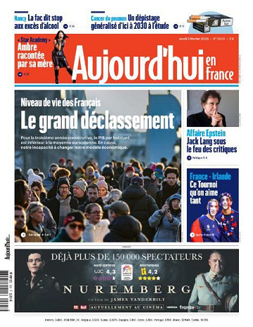Aujourd’hui en France - 5 Février 2026