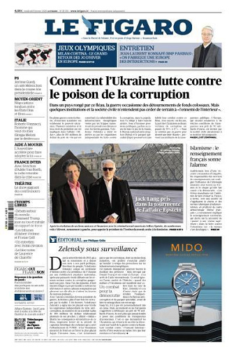 Le Figaro du Vendredi 6 Février 2026