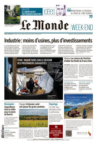 Le Monde du Samedi 7 Février 2026