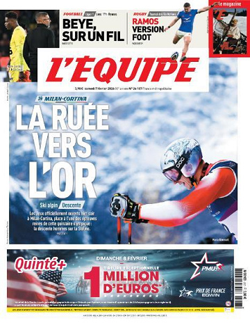 L’equipe du Samedi 7 Février 2026