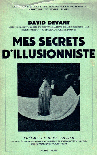 [MAGIE] Mes secrets dillusioniste - David Devant - 1938