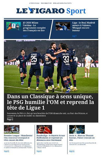 Le Figaro Sport - 9 Février 2026