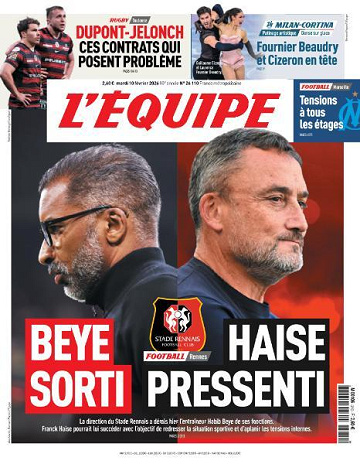 L’equipe du Mardi 10 Février 2026
