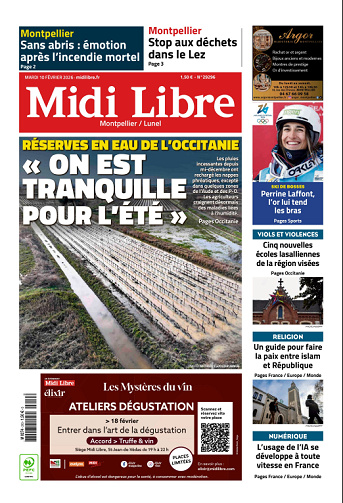 Midi Libre (14 Éditions) Du Mardi 10 Février 2026