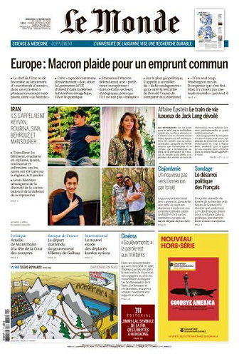 Le Monde du Mercredi 11 Février 2026