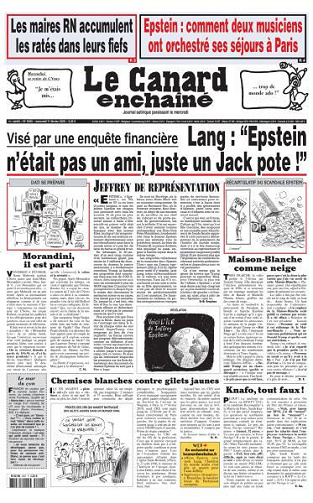 Le Canard enchaîné - 11 Février 2026