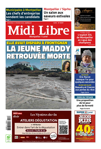 Midi Libre (14 Éditions) Du Mercredi 11 Février 2026