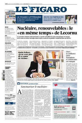Le Figaro du Jeudi 12 Février 2026