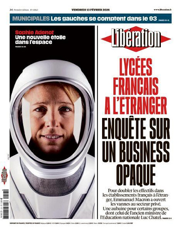 Libération du Vendredi 13 Février 2026