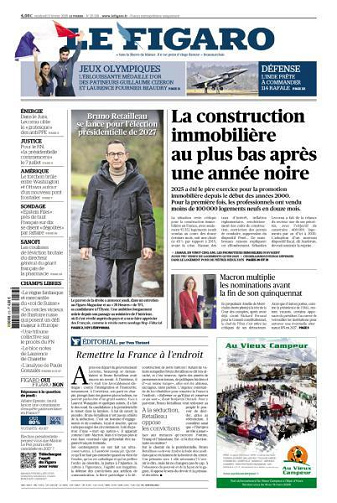 Le Figaro du Vendredi 13 Février 2026
