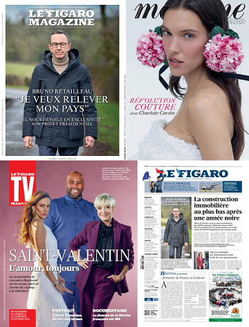 Pack Le Figaro et ses 3 suppléments - 13 Février 2026