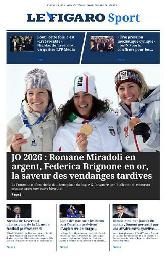 Le Figaro Sport - 13 Février 2026
