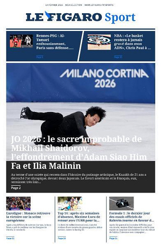 Le Figaro Sport - 14 Février 2026
