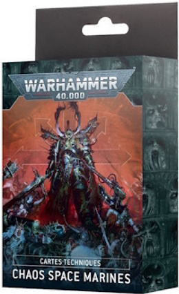 Warhammer 40000 Carte Technique Index Space Marine du Chaos (10th Edition) - Games Workshop (2026)