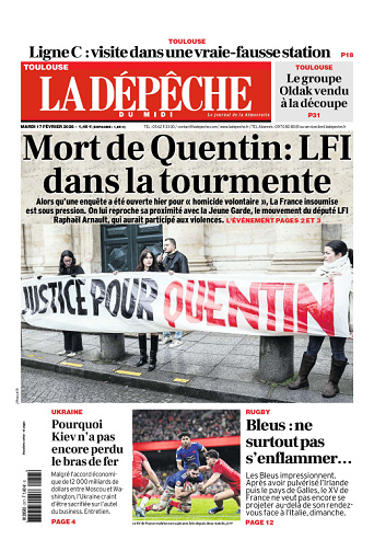 La Dépêche du Midi (16 Éditions) Du Mardi 17 Février 2026