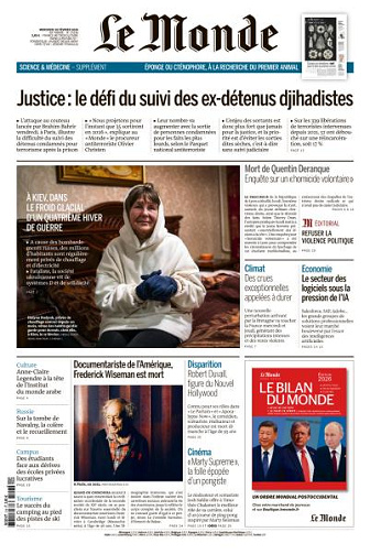 Le Monde du Mercredi 18 Février 2026