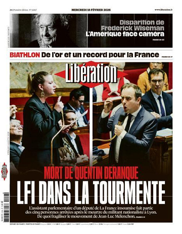 Libération du Mercredi 18 Février 2026