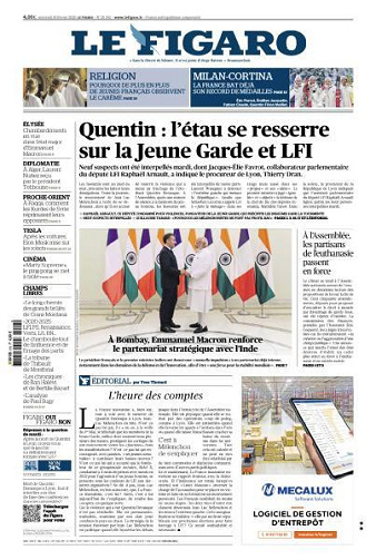 Le Figaro du Mercredi 18 Février 2026