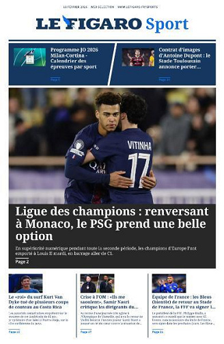 Le Figaro Sport - 18 Février 2026