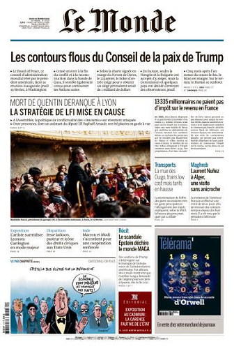 Le Monde du Jeudi 19 Février 2026