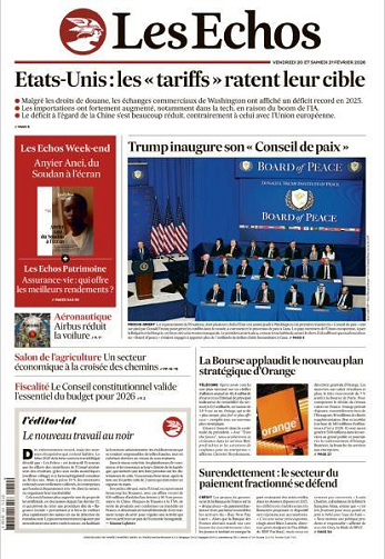 Les Echos - 20-21 Février 2026