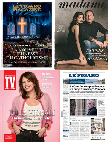 Pack Le Figaro et ses 3 suppléments - 20 Février 2026