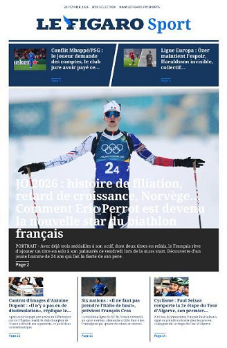Le Figaro Sport - 20 Février 2026