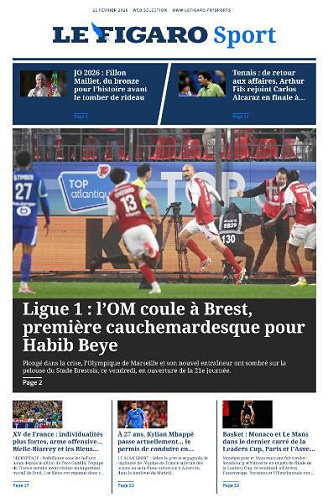 Le Figaro Sport - 21 Février 2026