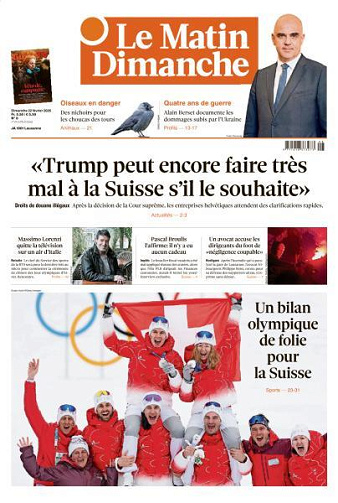 Le Matin Dimanche - 22 Février 2026