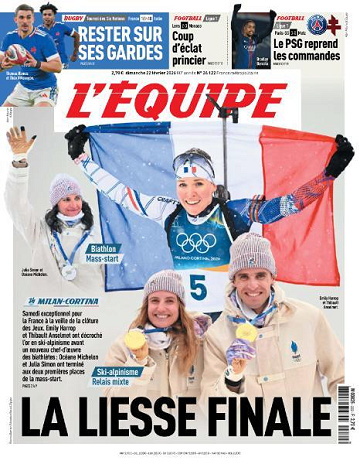 L’equipe du Dimanche 22 Février 2026