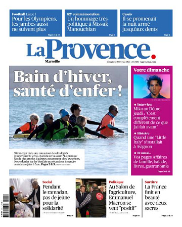 La Provence - 22 Février 2026