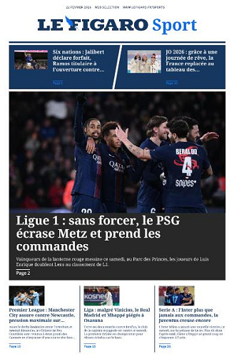 Le Figaro Sport - 22 Février 2026