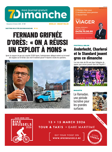 Pack Journaux Belges Du Dimanche 22 Février 2026
