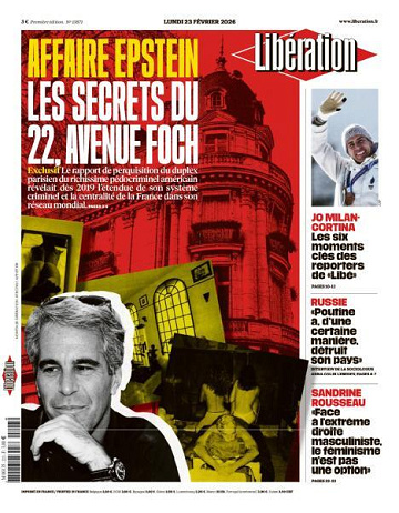 Libération du Lundi 23 Février 2026